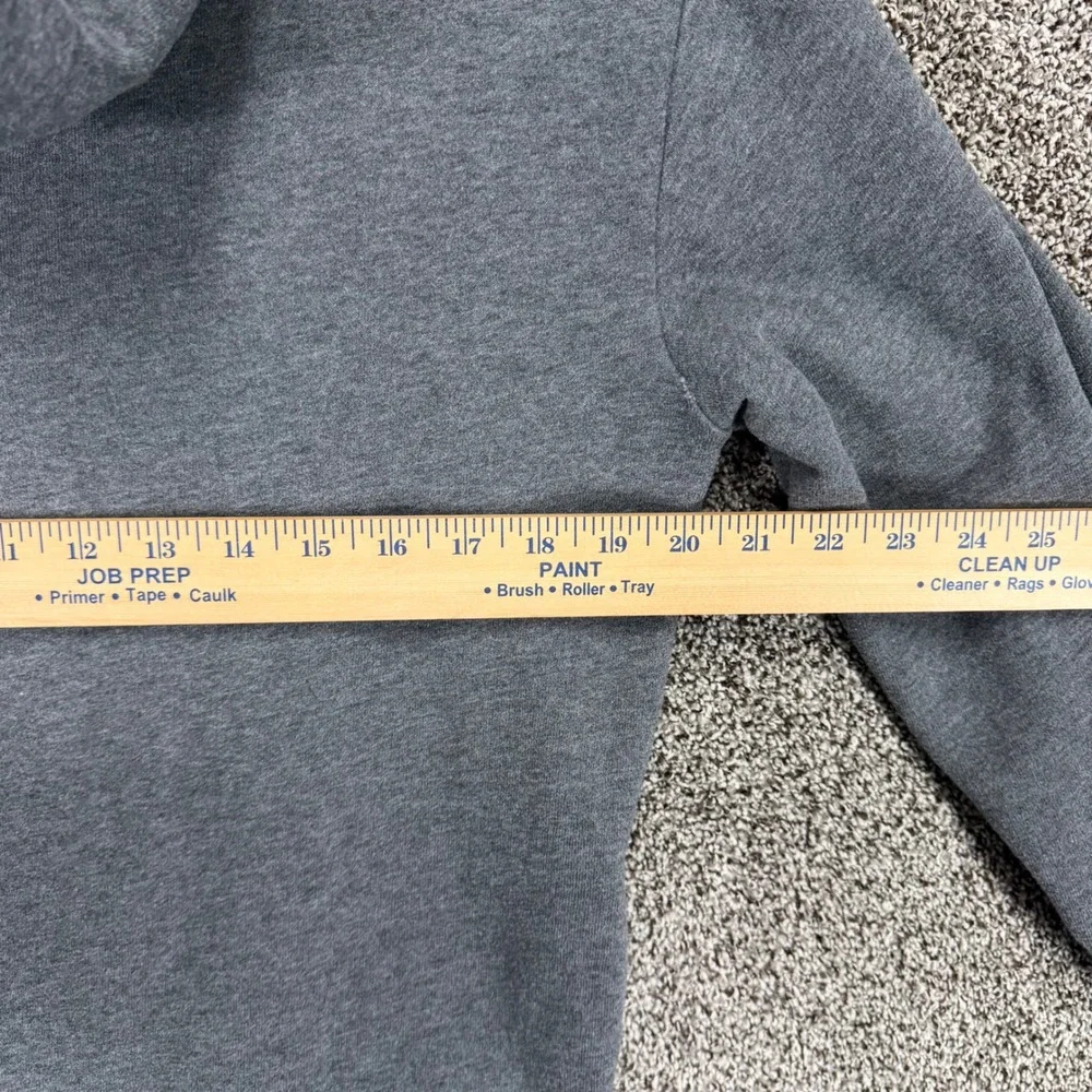 Polo Ralph Lauren Hoodie Mens M Gray Fleece Lined Ski Bear Sweatshirt Pockets